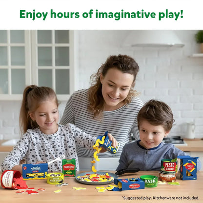 Skillmatics Pretend Play Pasta Set - 11 Containers, 120+ Play Food Items for Child's Play, Back-to-School Play Kitchen Accessories, Toy Kitchen, Gifts for Kids & Toddlers Ages 3, 4, 5, 6, 7 - Jaiman Toys