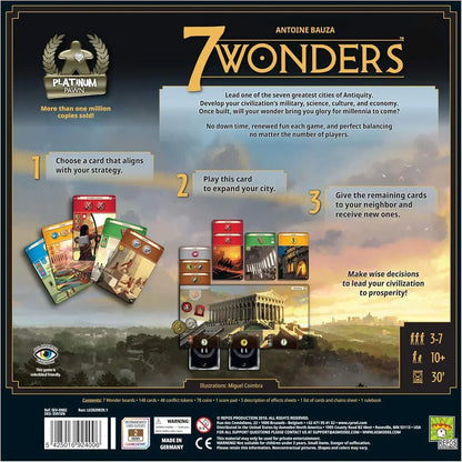 7 Wonders 2nd Edition Board Game - Jaiman Toys