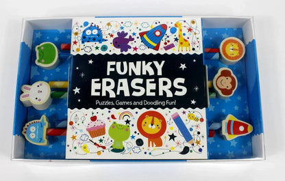 Pencil Toppers. Funky Erasers Puzzles, Games And Doodling Fun! - Jaiman Toys