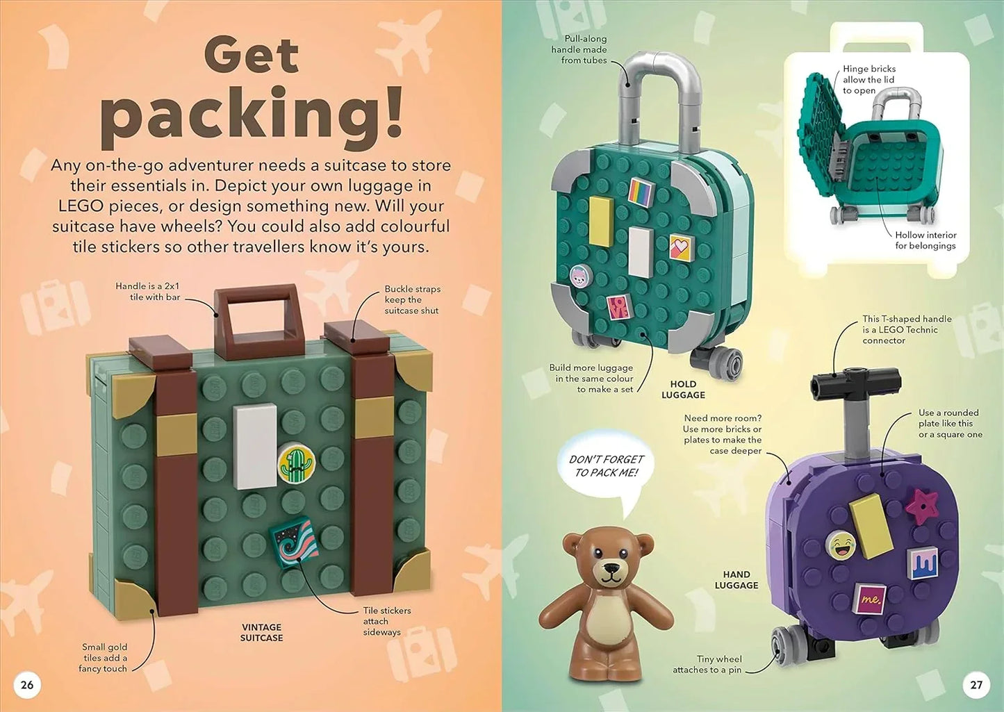 LEGO Ideas On the Go – Hardcover Book with Exclusive LEGO Campsite Mini Model by Hannah Dolan (Author)