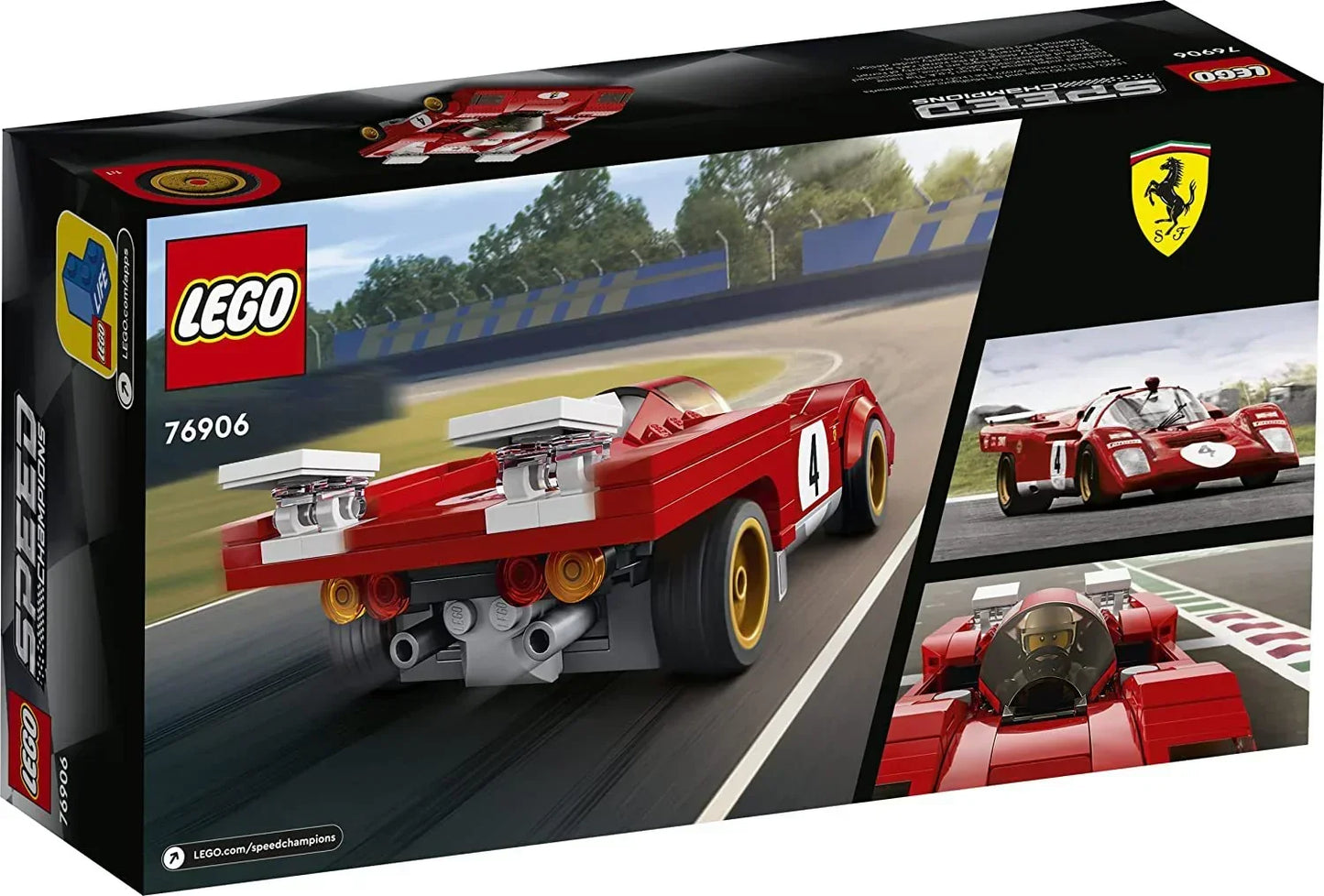 LEGO 76906 Speed Champions 1970 Ferrari 512 M Building Kit (291Pieces) - Jaiman Toys