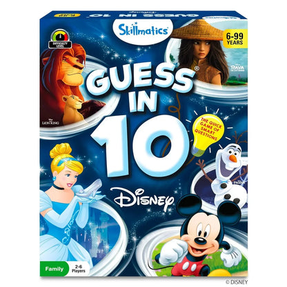 Skillmatics Disney Card Game - Guess in 10, Gifts for Ages 6 and Up, Super Fun Mickey Mouse, Lion King Game for Kids - Jaiman Toys