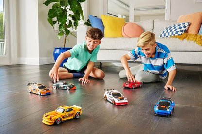 Metal Machines Speed Heroes (Red) by Zuru, 20+ Surprises, Build Your own Car, Two Bodies, Lights & Sounds, Slime - Jaiman Toys