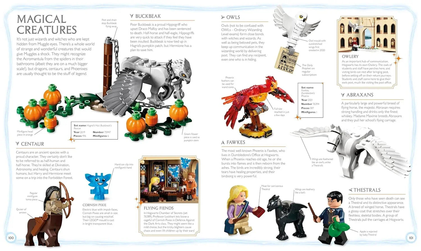 LEGO Harry Potter Visual Dictionary (Hardcover, July 4, 2024) – Illustrated Guide with Exclusive Minifigure