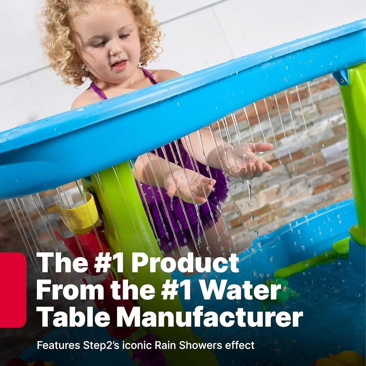 Step2 Rain Showers Splash Pond Water Table – Kids Water Play with Accessories - Jaiman Toys