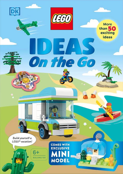 LEGO Ideas On the Go – Hardcover Book with Exclusive LEGO Campsite Mini Model by Hannah Dolan (Author)