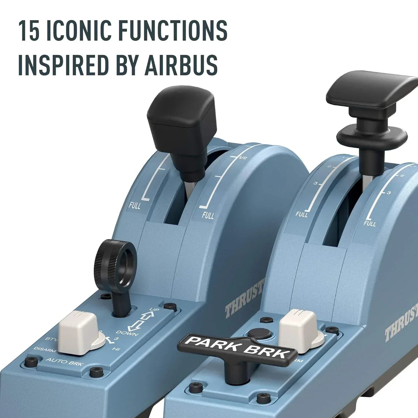 Thrustmaster TCA Quadrant Add-On Airbus Edition – Realistic Side Panel for Flight Sim Enthusiasts (WW Version) - Jaiman Toys
