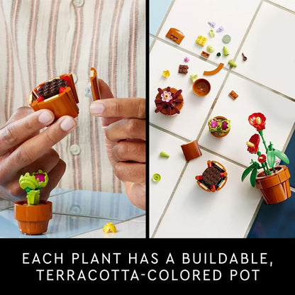 LEGO Icons Tiny Plants Building Set for Adults 10329 (758 Pieces)- Botanical Collection