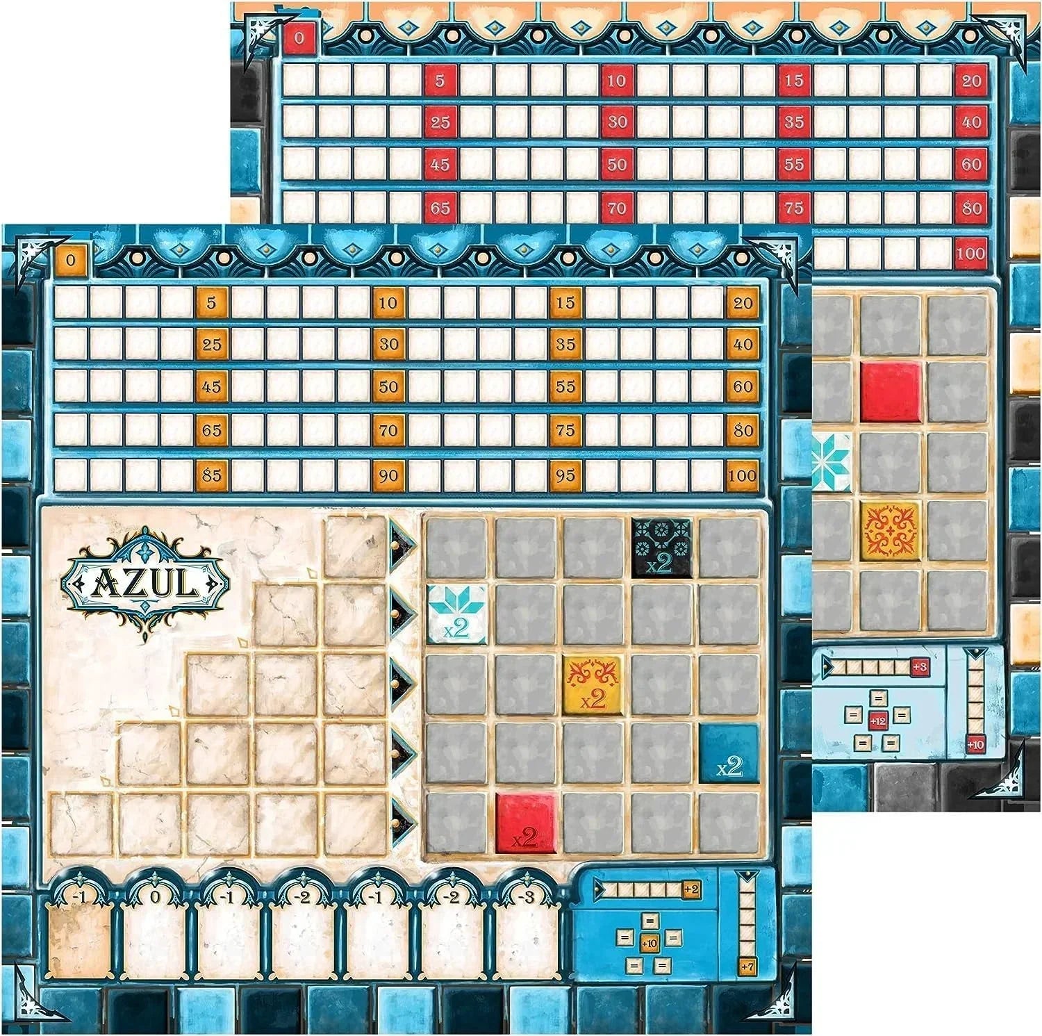Azul: Crystal Mosaic Expansion Board Game | Overlay Boards & New Challenges for Azul Strategy Game | Next Move Games - Jaiman Toys
