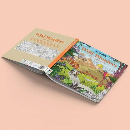 Art Maker Wild Wonders Colouring Book by Hinkler – A Creative Journey Through Nature’s Beauty (Paperback) - Jaiman Toys