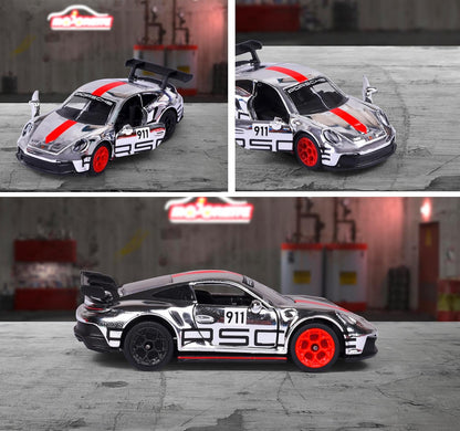 Majorette Porsche 911 GT3 Cup (992) Diecast Car – 1:64 Scale Metal Model with Moving Parts