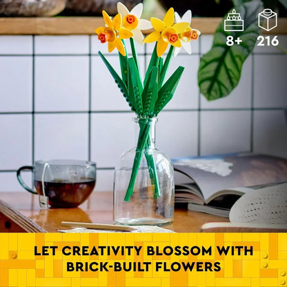 LEGO Daffodils Flowers (40747)  Create Your Floral Masterpiece- Age 8+