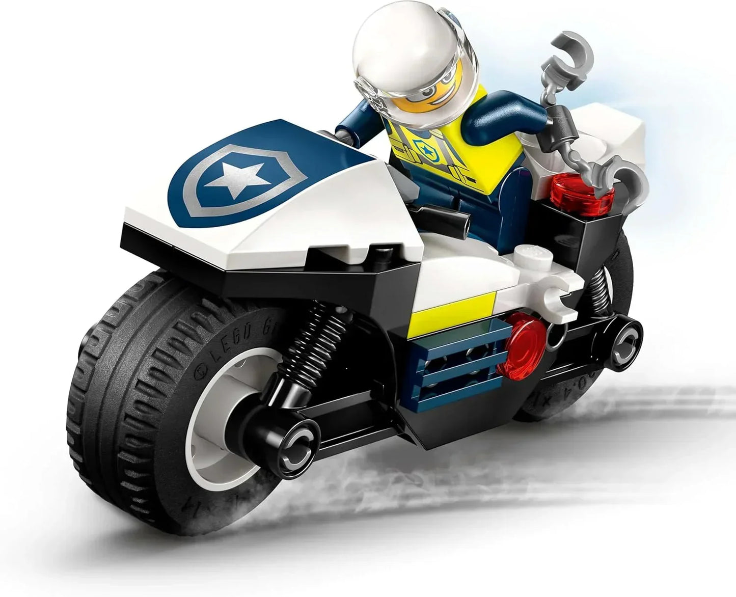 LEGO City 60455 Police Motorcycle Chase Set with a Motorbike Toy, 2 Minifigures, Mini-Cash Machine & a Skateboard - Birthday Gift for 4+ Year Old Boys & Girls
