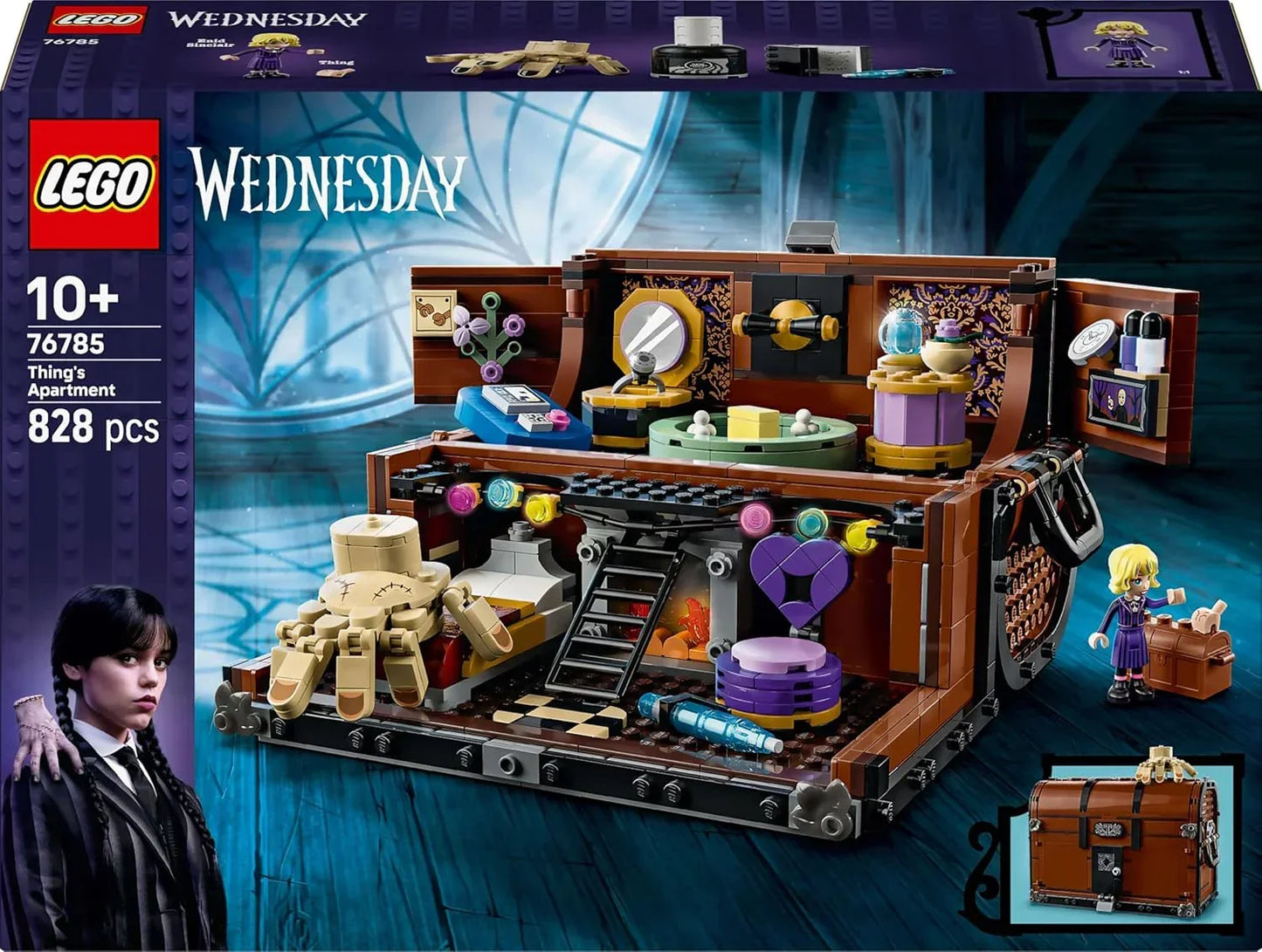 LEGO Wednesday Thing’s Apartment, Birthday 76785 Building Set for 10+ Age Boys and Girls