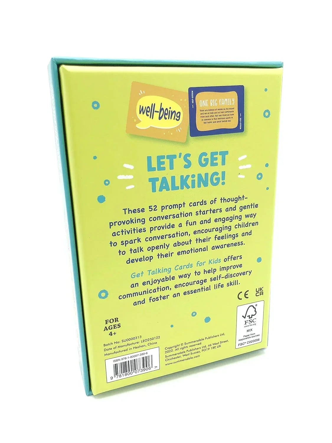 Get Talking Cards for Kids: 52 Conversation Starters and Activities to Help Your Child Understand Themselves and Express Their Feelings - Jaiman Toys