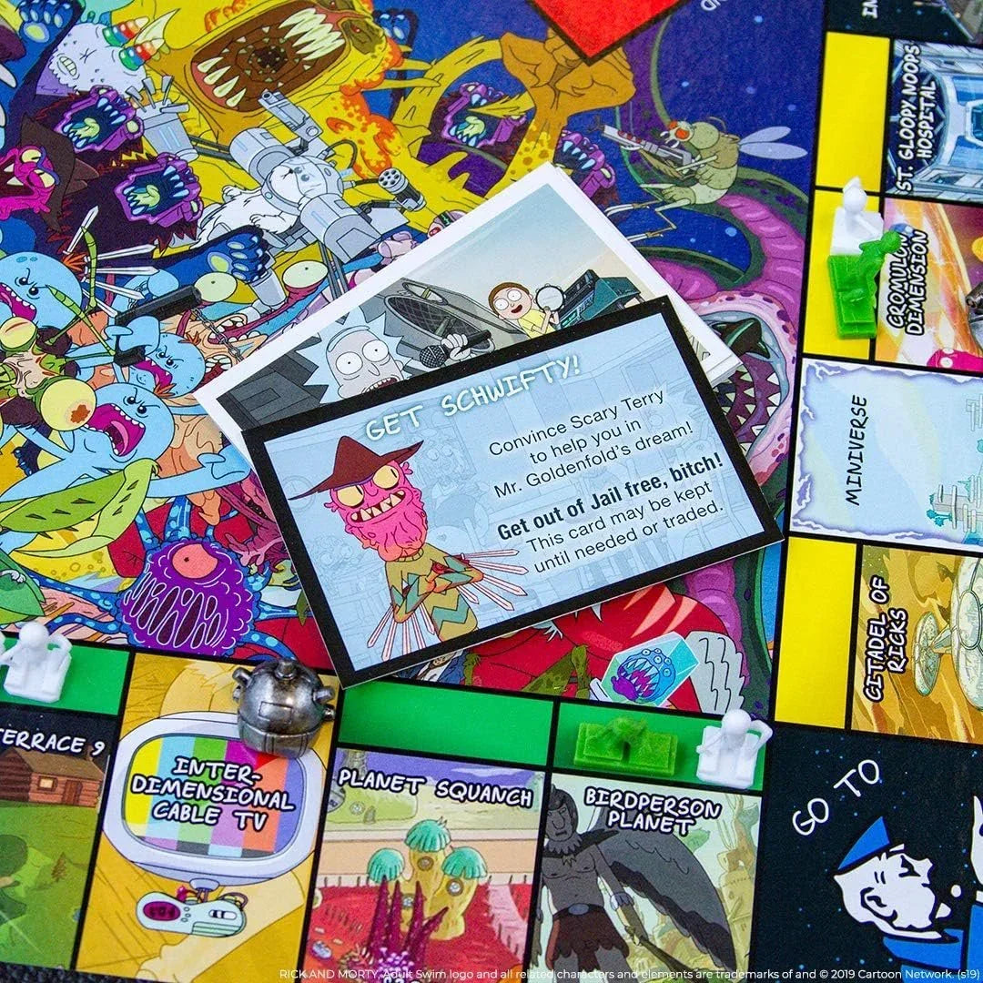 Monopoly: Rick and Morty Edition – Enter the Multiverse and Outwit Your Rivals! - Jaiman Toys
