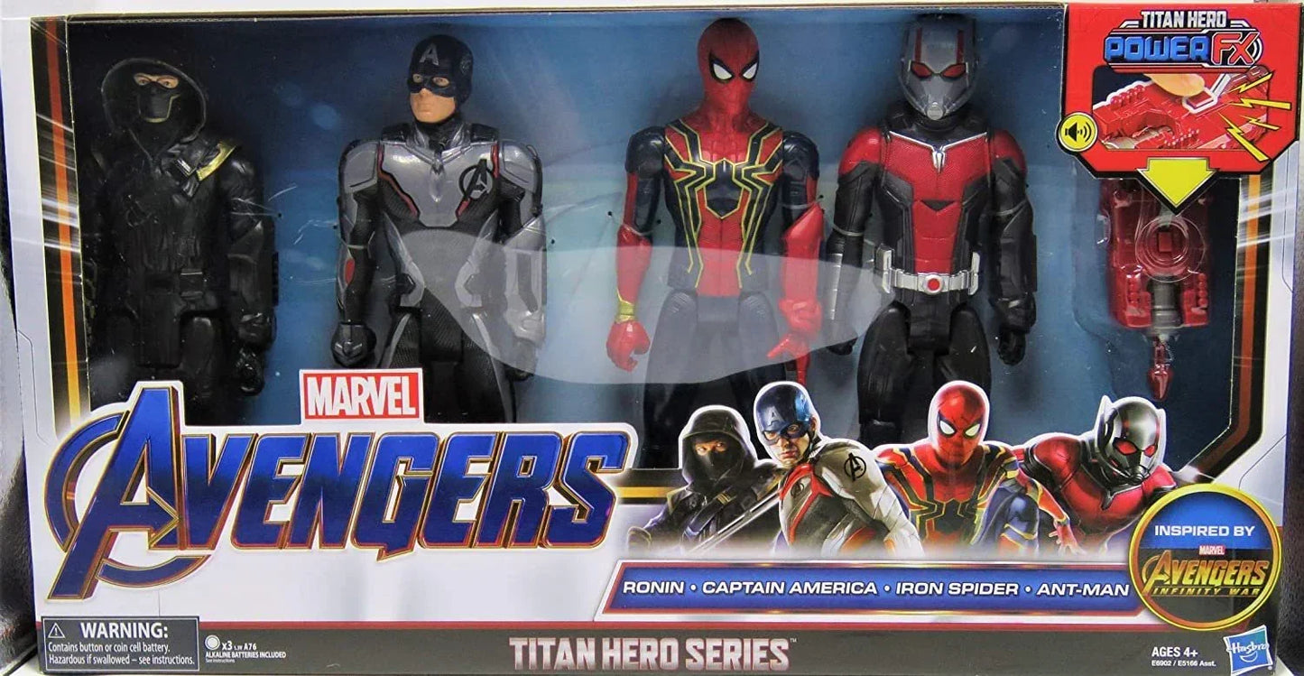 Marvel Avengers Titan Heroes Power FX Set of Four Action Figures - Jaiman Toys
