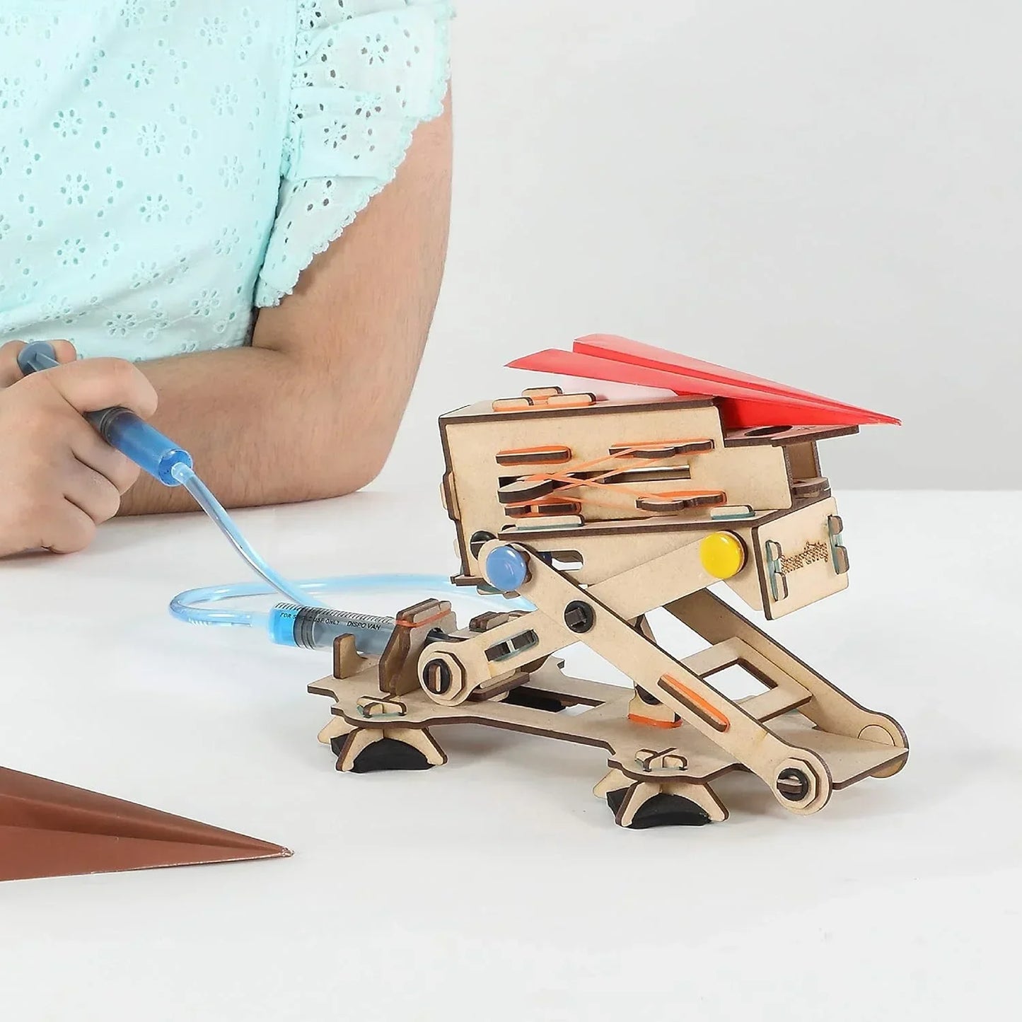 Smartivity 2in1 Hydraulic Aeroplane & Dart Launcher Toy – DIY Science Kit for Kids 6-14 - Jaiman Toys