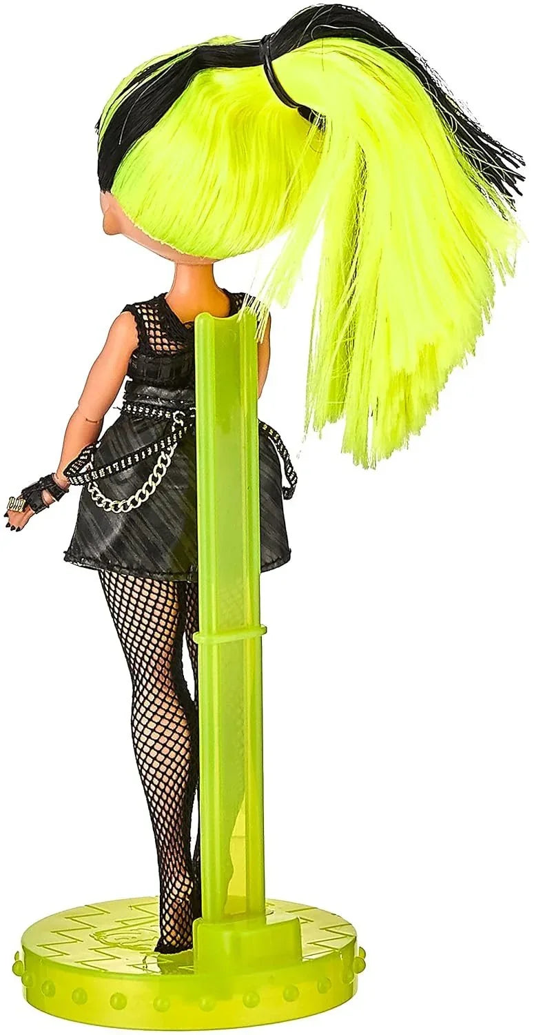 L.O.L. Surprise! OMG Remix Rock Bhad Gurl Fashion Doll with 15 Surprises Including Drums, Outfit, Shoes, Stand, Lyric Magazine, and Record Player Playset - Jaiman Toys