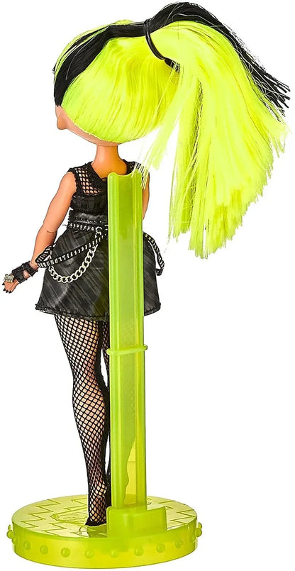 L.O.L. Surprise! OMG Remix Rock Bhad Gurl Fashion Doll with 15 Surprises Including Drums, Outfit, Shoes, Stand, Lyric Magazine, and Record Player Playset - Jaiman Toys