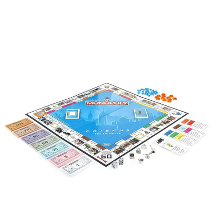 Monopoly: Friends the TV Series Edition Board Game for Ages 8 and Up; Game for Friends Fans - Jaiman Toys
