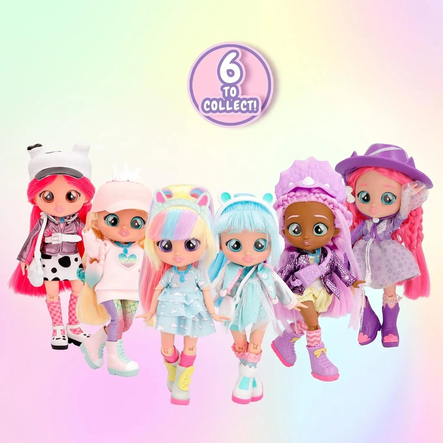 Cry Babies BFF Kristal Fashion Doll with 9+ Surprises Including Outfit and Accessories for Fashion Toy, Girls and Boys Ages 4 and Up, 7.8 Inch Doll - Jaiman Toys