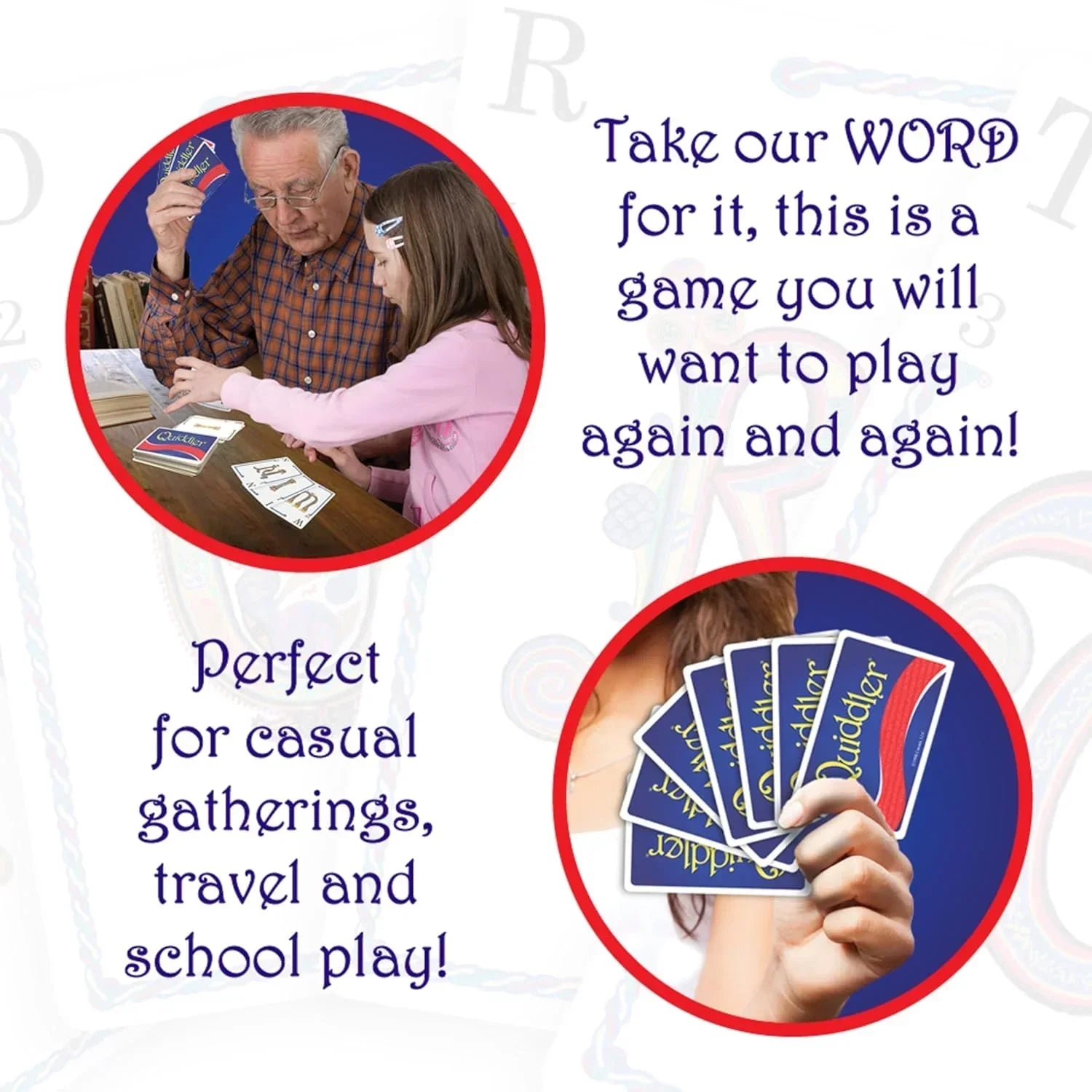 Quiddler Word Game – Award-Winning Short Word Card Game (118 Cards & Instructions) - Jaiman Toys