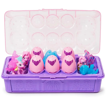 Hatchimals CollEGGtibles, Cat Family Carton with Surprise Playset, 10 Characters and 2 Accessories, Kids Toys for Girls Ages 5 and up - Jaiman Toys