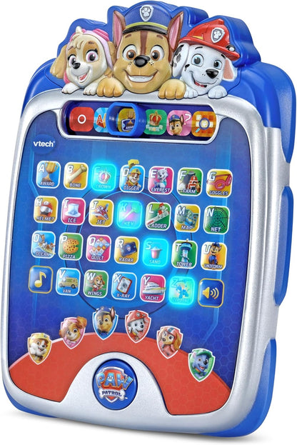 VTech PAW Patrol Light-Up Missions Pup Pad | Interactive Educational Learning Tablet with 26 Light-Up Buttons, 500+ Sounds, Phonics & Alphabet Toy for Kids