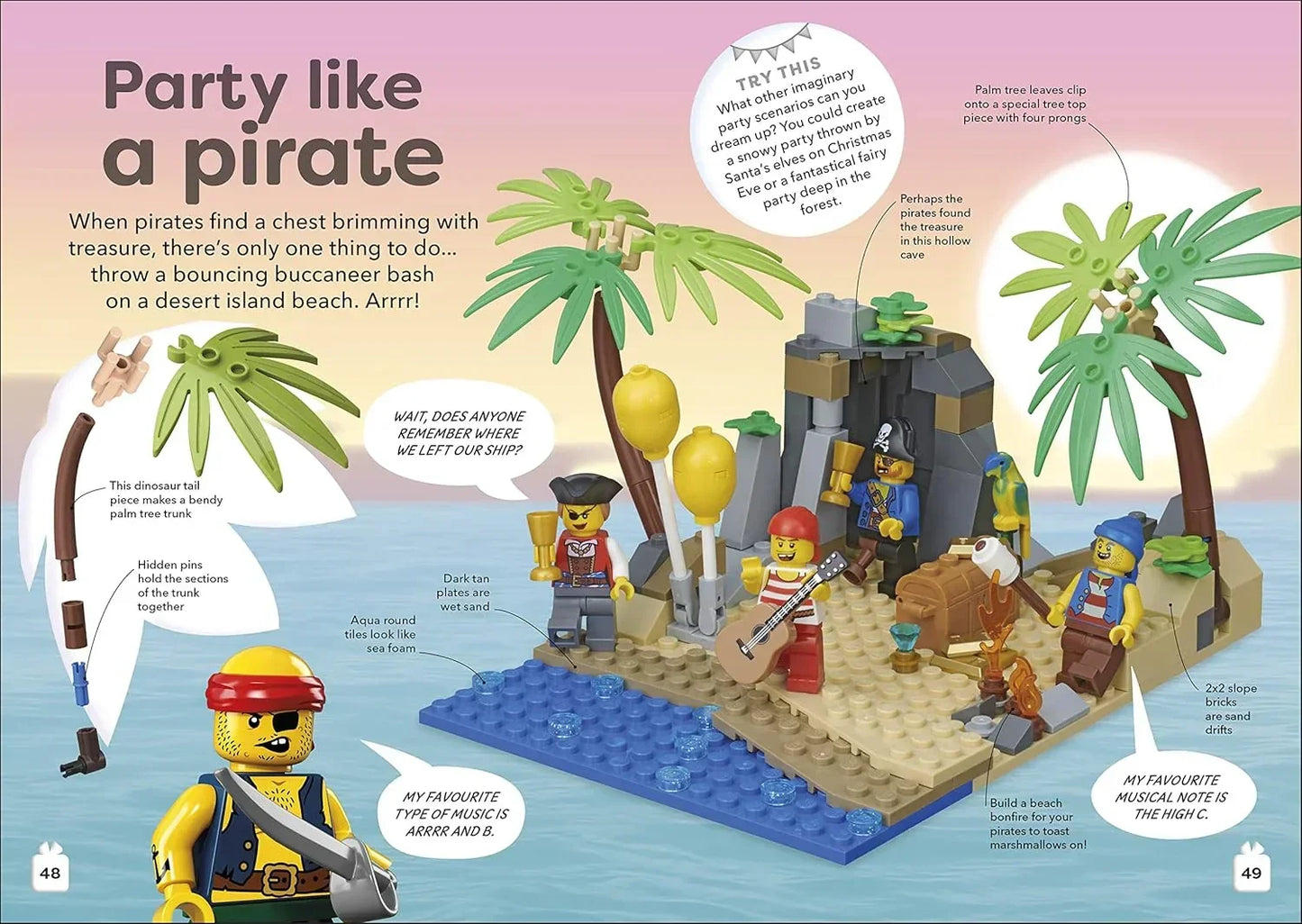 LEGO Party Ideas – Hardcover Book with Exclusive LEGO Cake Mini Model
