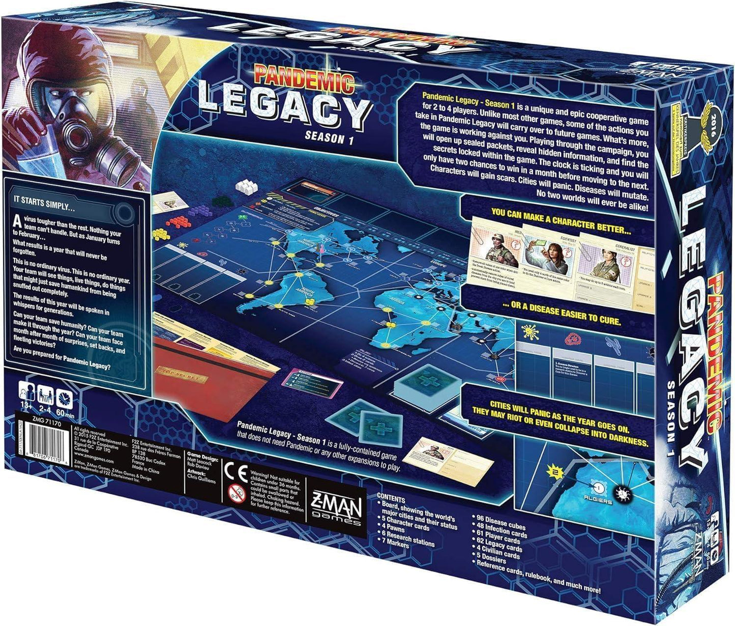 Pandemic Legacy Season 1 Board Game - Jaiman Toys