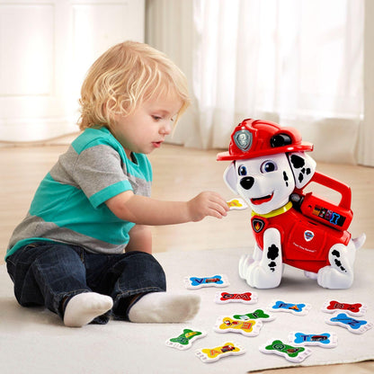VTech PAW Patrol Treat Time Marshall | Interactive Learning Toy with Letter Treats, Sounds, Music & Educational Games for Toddlers