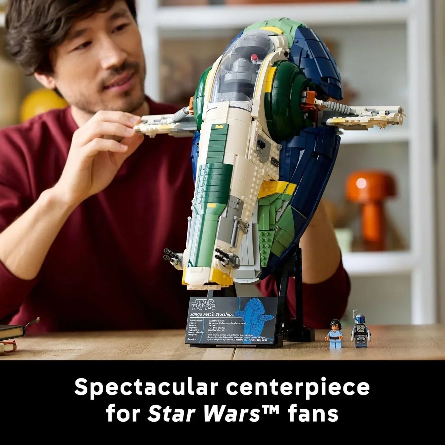 LEGO 75409 Star Wars Jango Fetts Firespray-Class Starship  Mini Build Collectible | Limited Edition Polybag Set