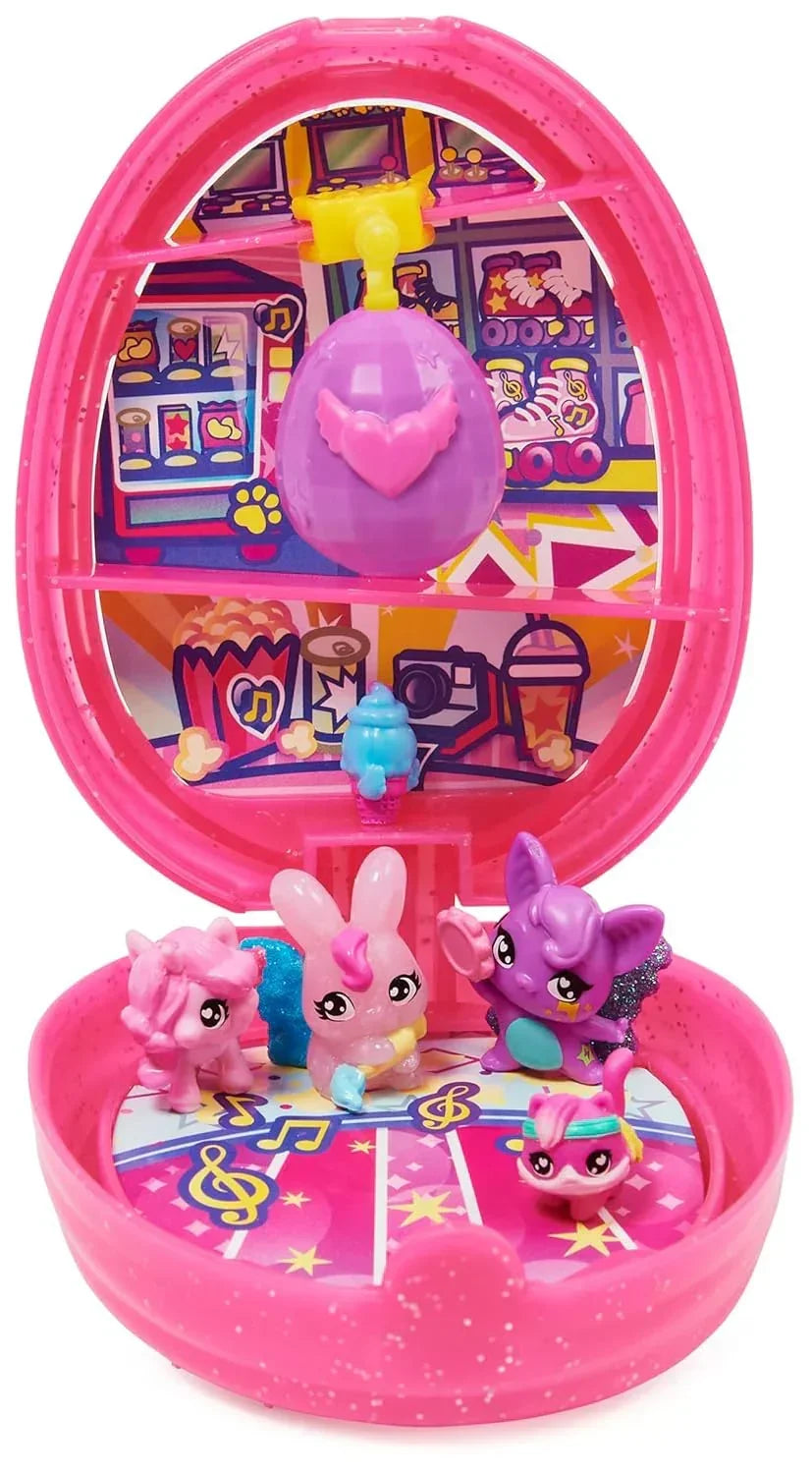 Hatchimals Playdate Pack, Game Box with 4 CollEGGtibles Figures and 2 Accessories, Toy for Girls from 5 Years - Jaiman Toys