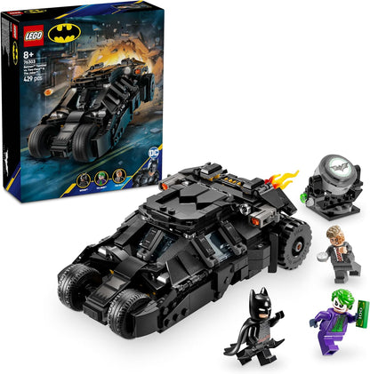 LEGO 76303 Super Heroes Batman Tumbler vs. Two Face & Joker Toy, Birthday Present, Blocks, Boys, Girls, Children, 8, 9, 10 Years, Elementary School Figure, Toy