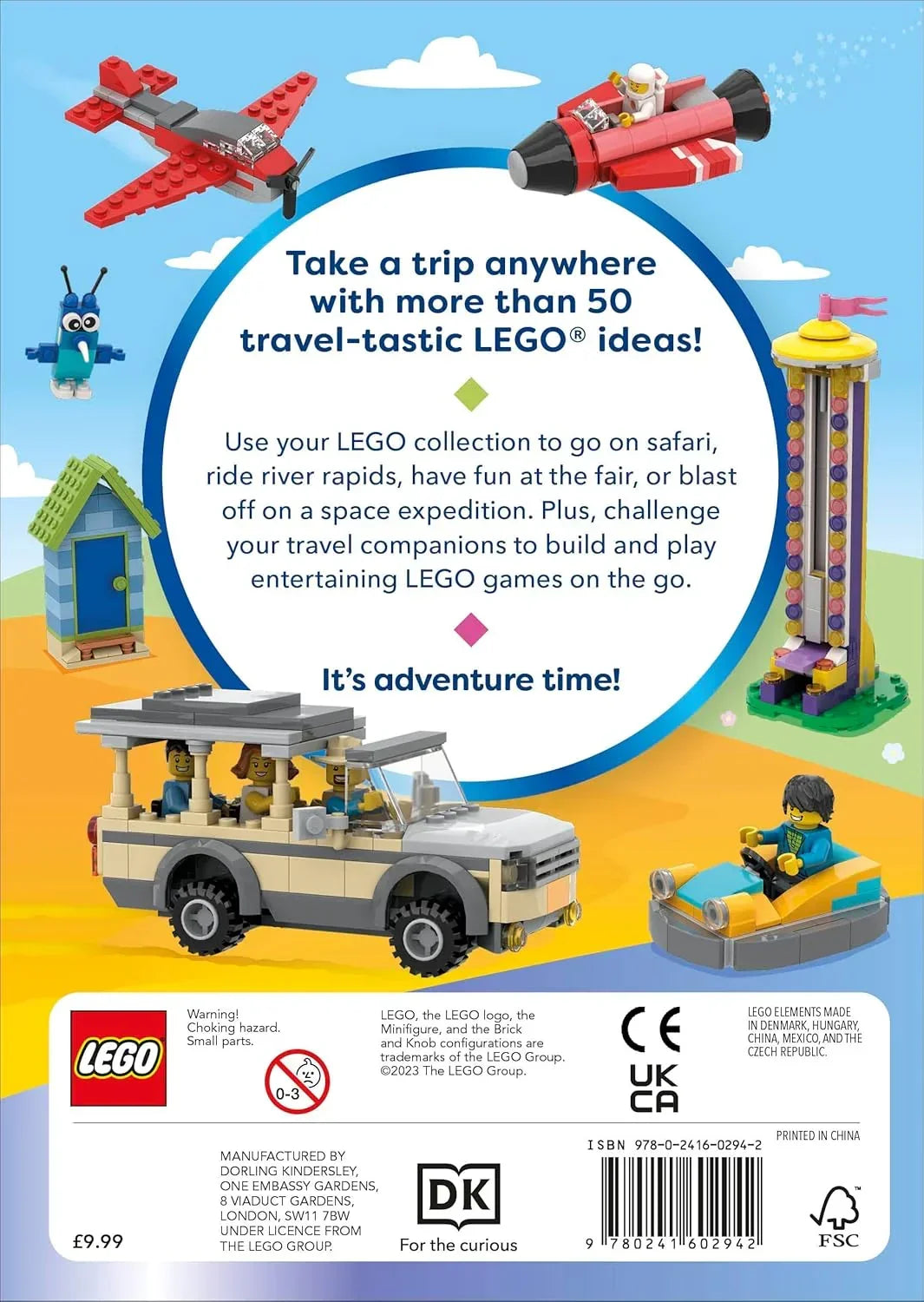 LEGO Ideas On the Go – Hardcover Book with Exclusive LEGO Campsite Mini Model by Hannah Dolan (Author)