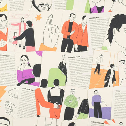 Body Language Decoder: 50 Cards to Understand Hidden Signals – Laurence King Magma - Jaiman Toys