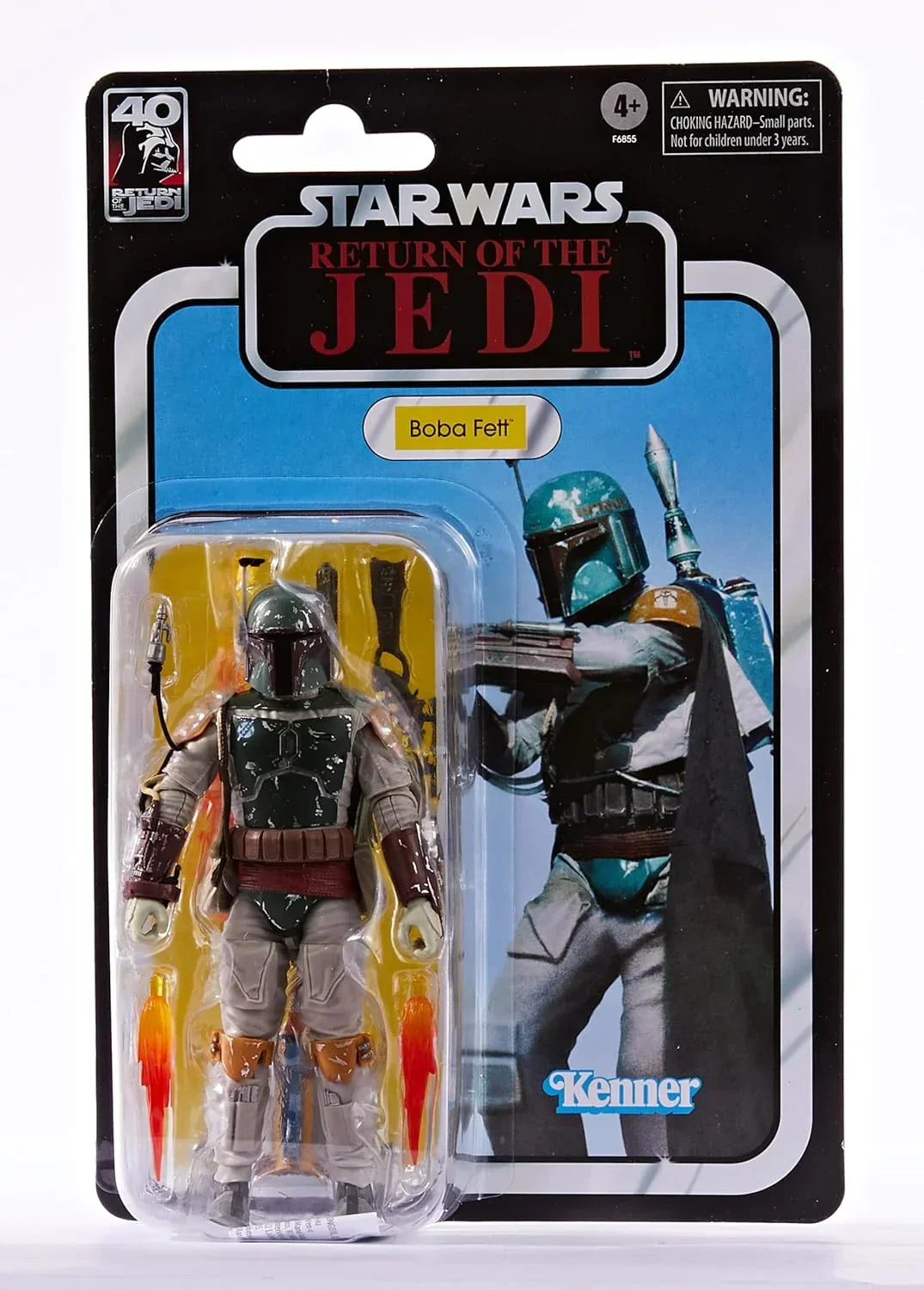 Star Wars The Black Series Boba Fett 15cm Action Figure ROTJ 40th Anniversary - Jaiman Toys