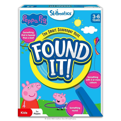 Skillmatics Card Game - Found It Peppa Pig, Scavenger Hunt for Kids, Boys, Girls, and Families Who Love Board Games Educational Toys, Travel Friendly, Gifts Ages 3, 4, 5, 6 - Jaiman Toys