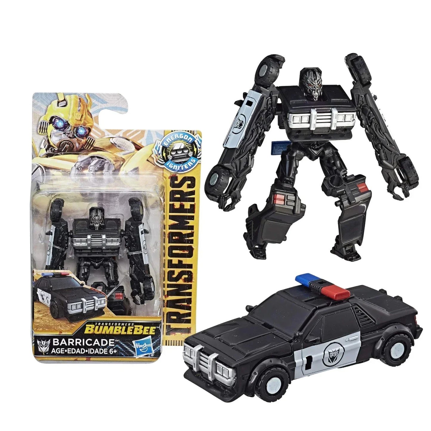 Transformers- Barricade model from the Energon Igniters series - Jaiman Toys