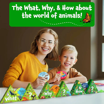 Skillmatics Flash Cards - Science Snippets Animals, Learning Resources & Educational Toys for Boys & Girls, Gifts for Ages 7, 8, 9 & Up, 70+ Cards - Jaiman Toys