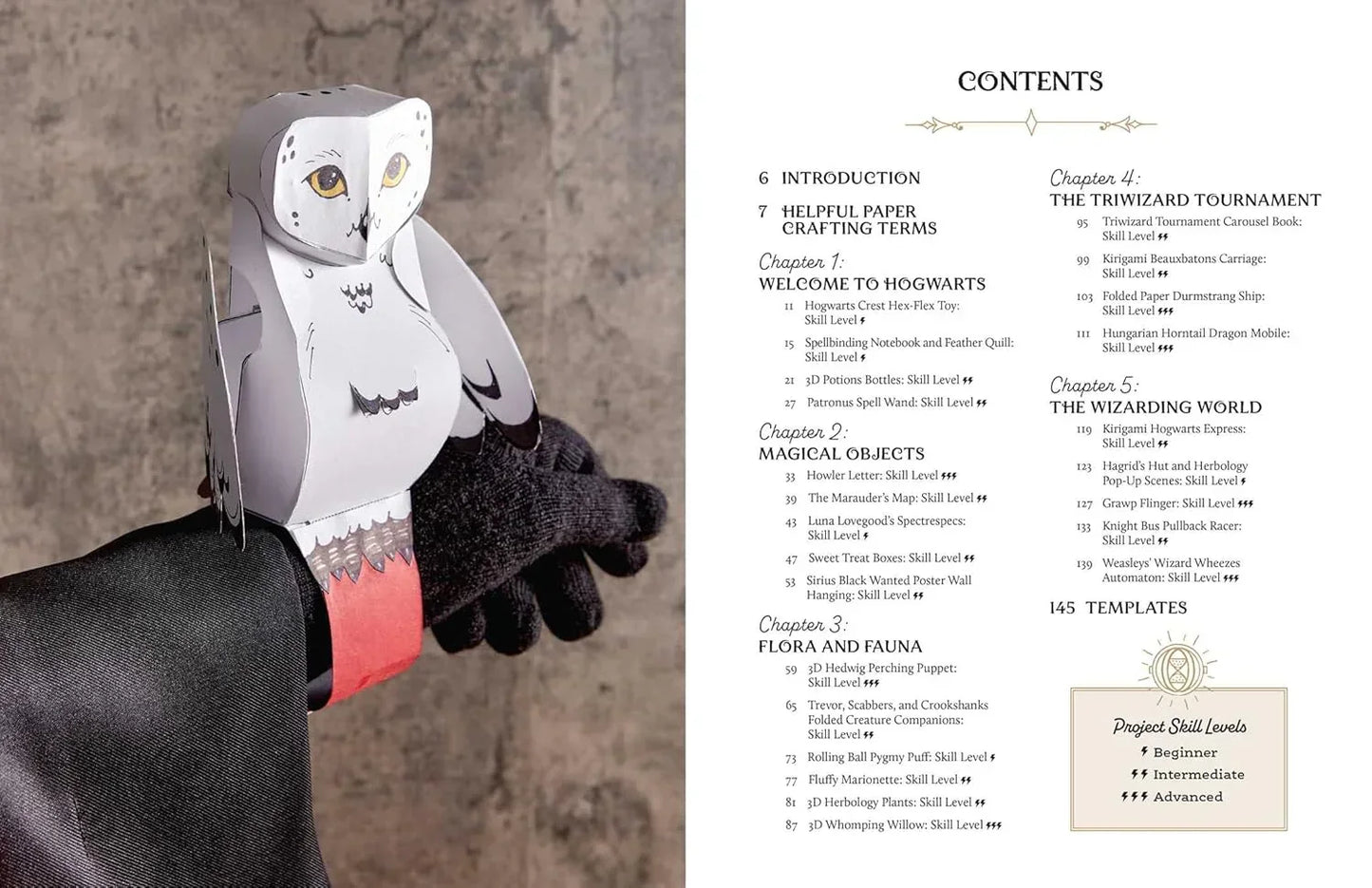 Harry Potter: Magical Paper Crafts – 24 Official Wizarding World Creations by Reinhart Studios