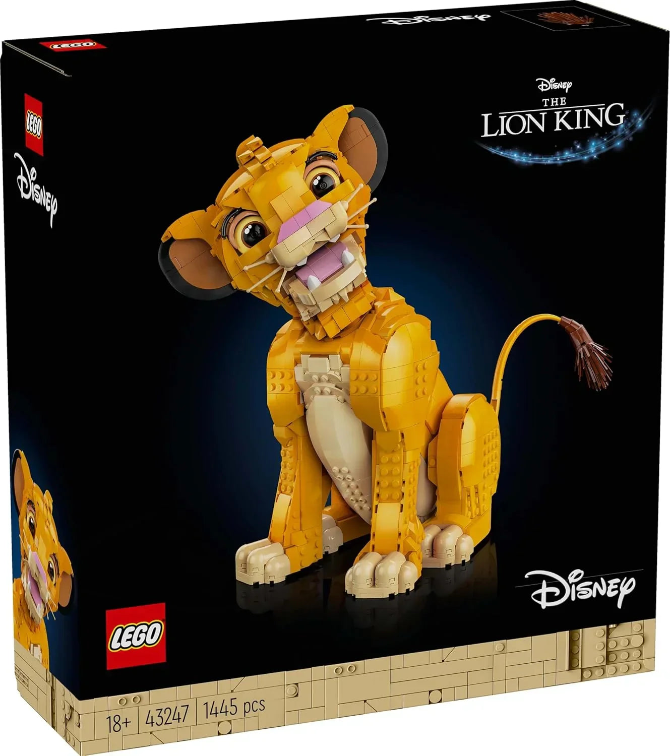 LEGO ǀ Disney Young Simba The Lion King Building Set 43247 Building Blocks for 18+ Gift - Jaiman Toys