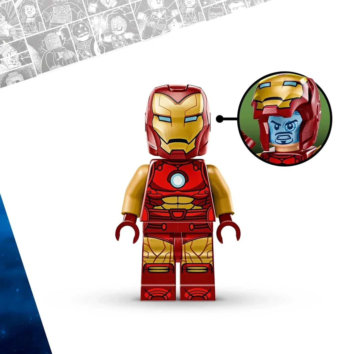 LEGO 76307 Marvel Iron Man Mech vs. Ultron Building Set (101 Pieces)