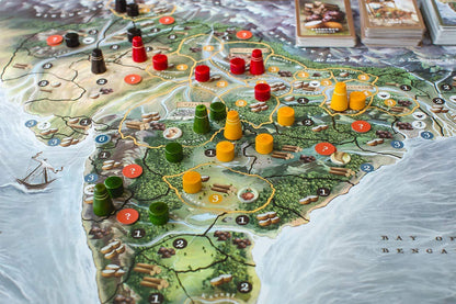 Go India Games - BHARATA 600 BC - Strategy Board Game for Teens, Adults and Family (It Includes 2 Games in one Box!) - Jaiman Toys