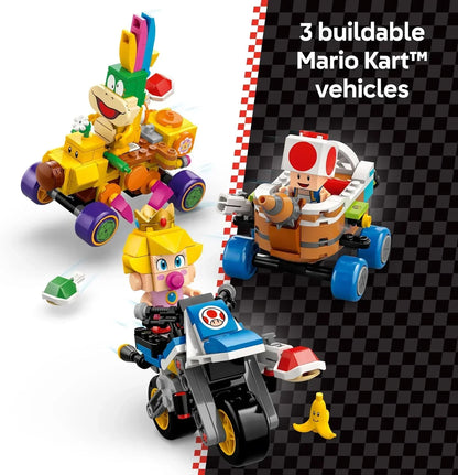 LEGO 72036 Super Mario Mario Kart Baby Peach Grand Prix Set – Nintendo Racing Toy for Kids 8+