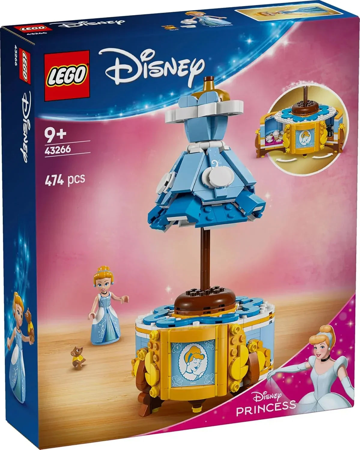 LEGO ǀ Disney Princess Cinderella’s Dress Building Kit with Character 43266 Building Blocks Toys for 9+ Gift for Boys and Girls - Jaiman Toys