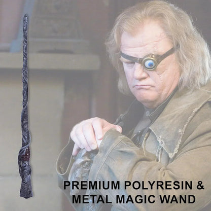 Classic Handcrafted Alastor Moody Wand with LED Light, 35 cm Wizard Stick Collectible for Cosplay Fans - Jaiman Toys