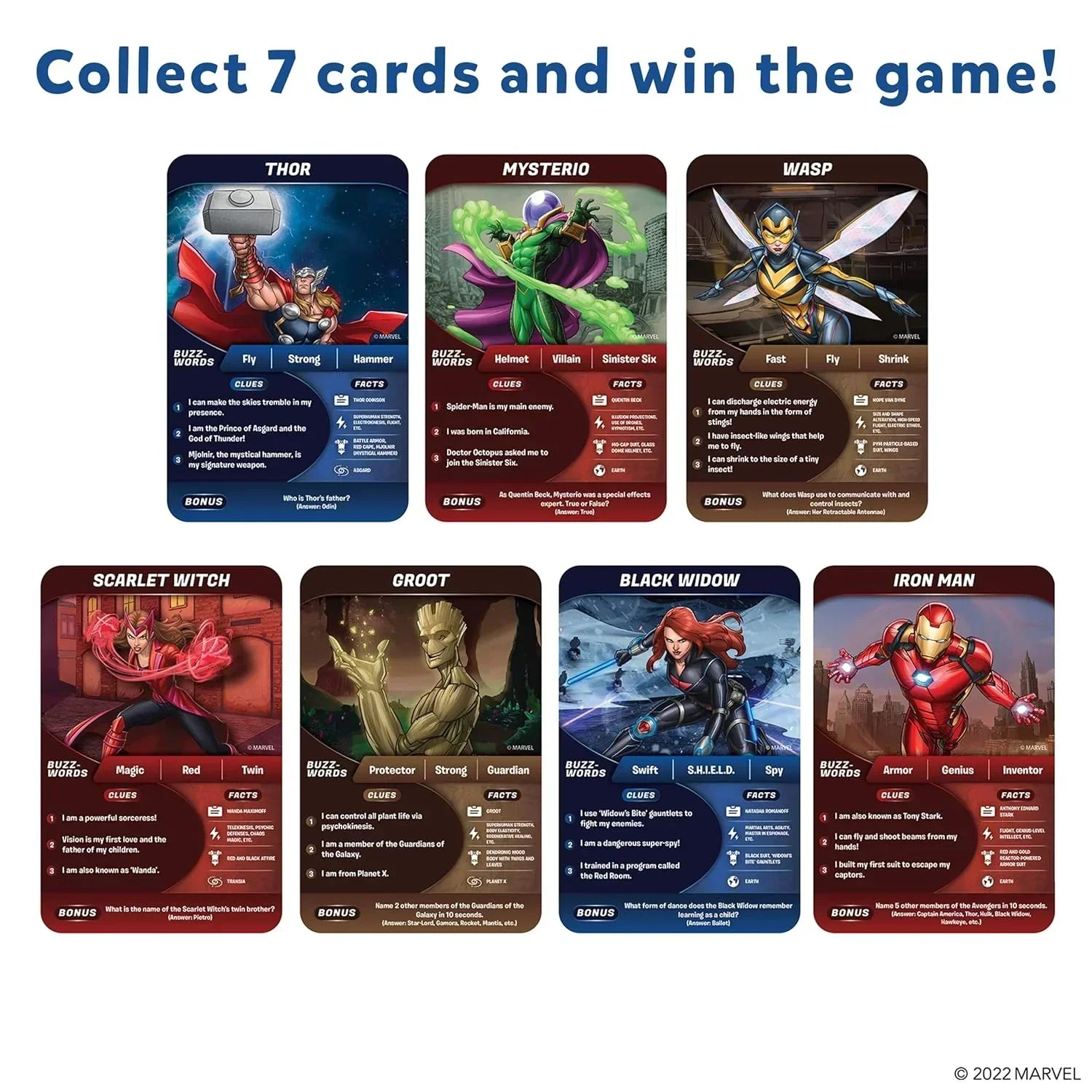 Skillmatics Card Game - Guess in 10 Marvel, Perfect for Boys, Girls, Kids, Teens, Adults Who Love Board Games, Toys, Avengers, Spiderman, Iron Man, Gifts for Ages 8, 9, 10 and Up - Jaiman Toys