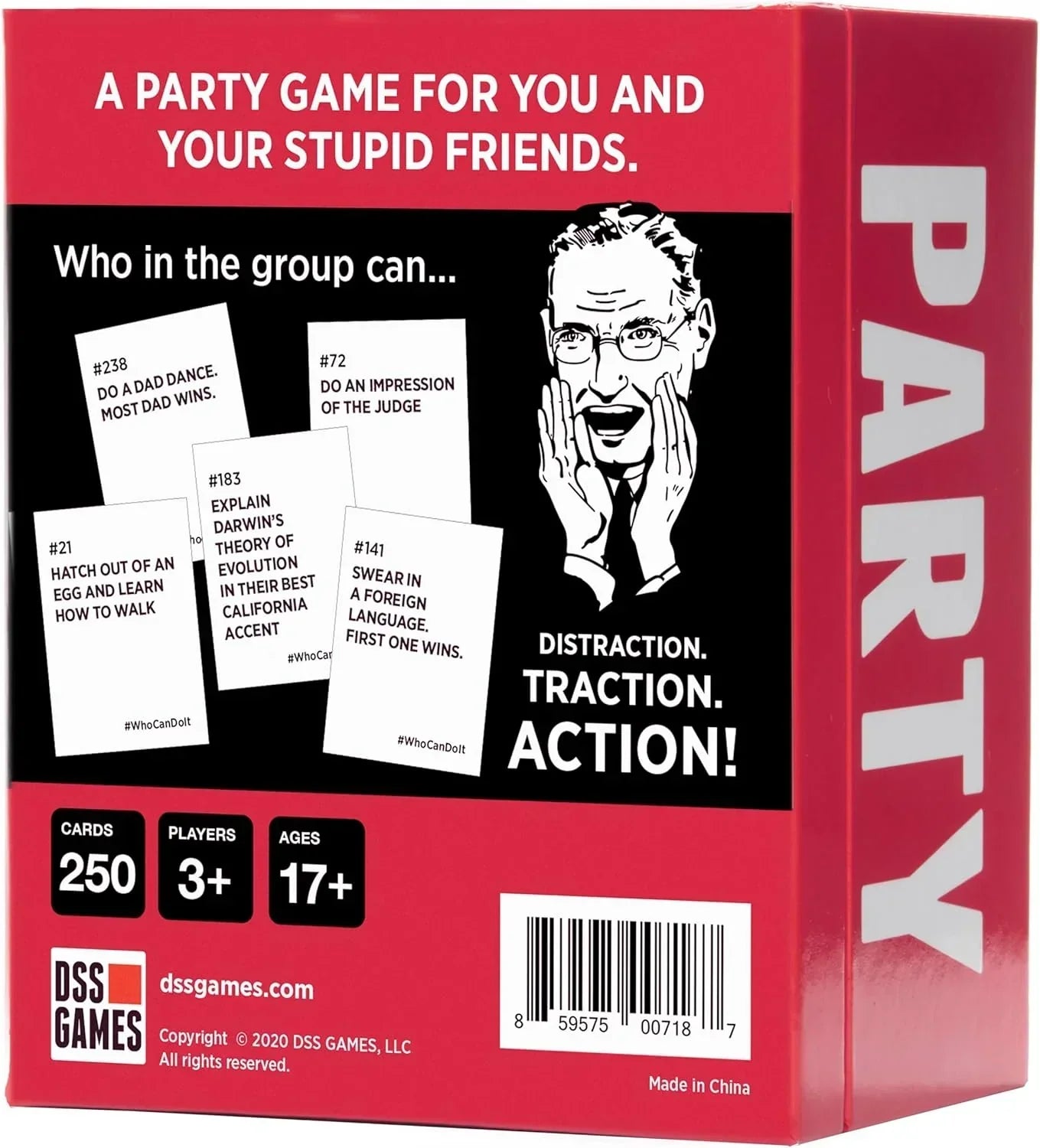 DSS Games Who Can Do It - Compete with Your Friends to Win These Challenges -A Party Game - Jaiman Toys